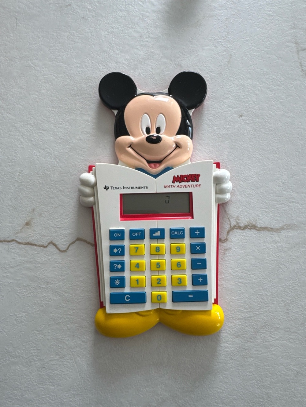 Texas Instruments Mickey Math Adventure Calculator - Black, White, Yellow, Blue